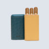 CO39 - CEDAR CIGAR CASE - BLUE + BEIGE