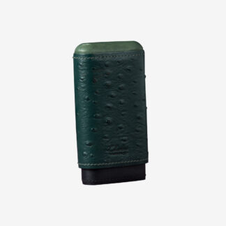 CO39 - CEDAR CIGAR CASE - GREEN + BLACK CO39 - CEDAR CIGAR CASE - GREEN + BLACK