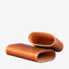 CO39 - CEDAR CIGAR CASE - WHITE(TOOLED) +TAN
