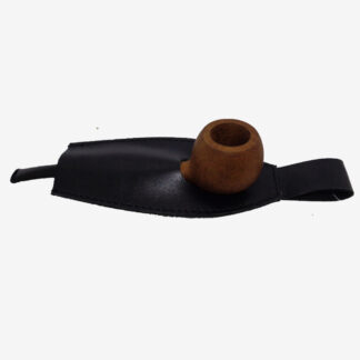 X 7680 - LEATHER PIPE STAND X 7680 - LEATHER PIPE STAND