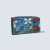 X 8387-LADIES HAND PAINTED WALLET