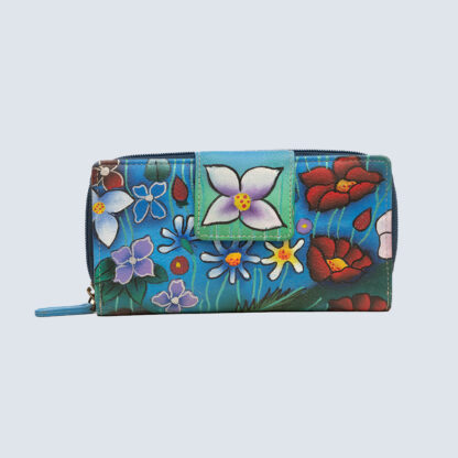 X 8387-LADIES HAND PAINTED WALLET
