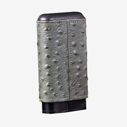 CO39 - CEDAR CIGAR CASE - GREY + BLACK
