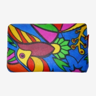 X 7529-LADIES HAND PAINTED WALLET