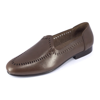 LA- 25024 - Leather Slip On Shoe