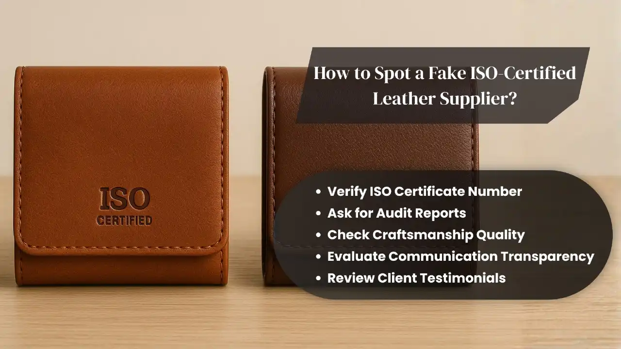 ISO approved leather accessories