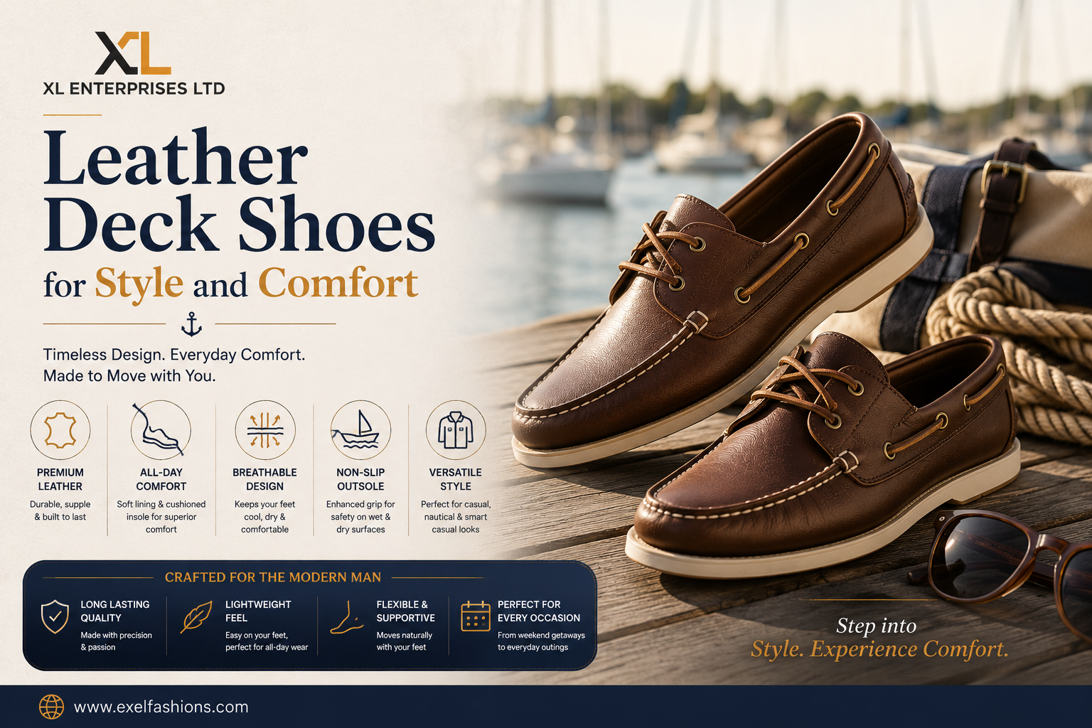 Leather Deck Shoes for Style and Comfort